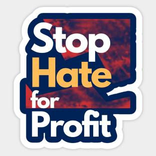 Stop Hate for Profit Sticker